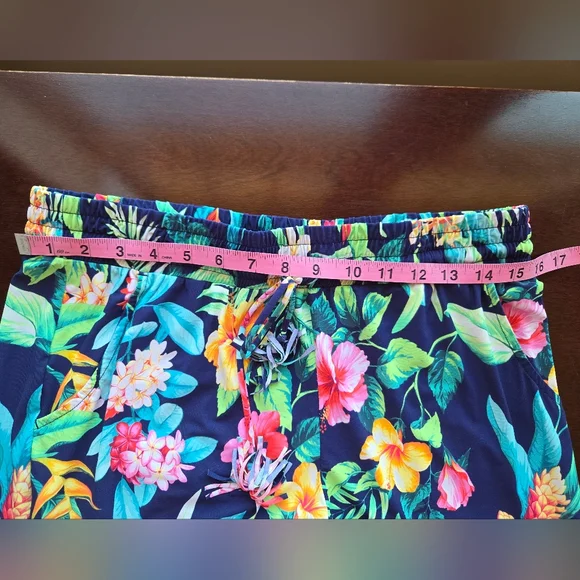 ​🌺 Tommy Bahama Navy Tropical Hibiscus Joggers - XS - Picture 5 of 7